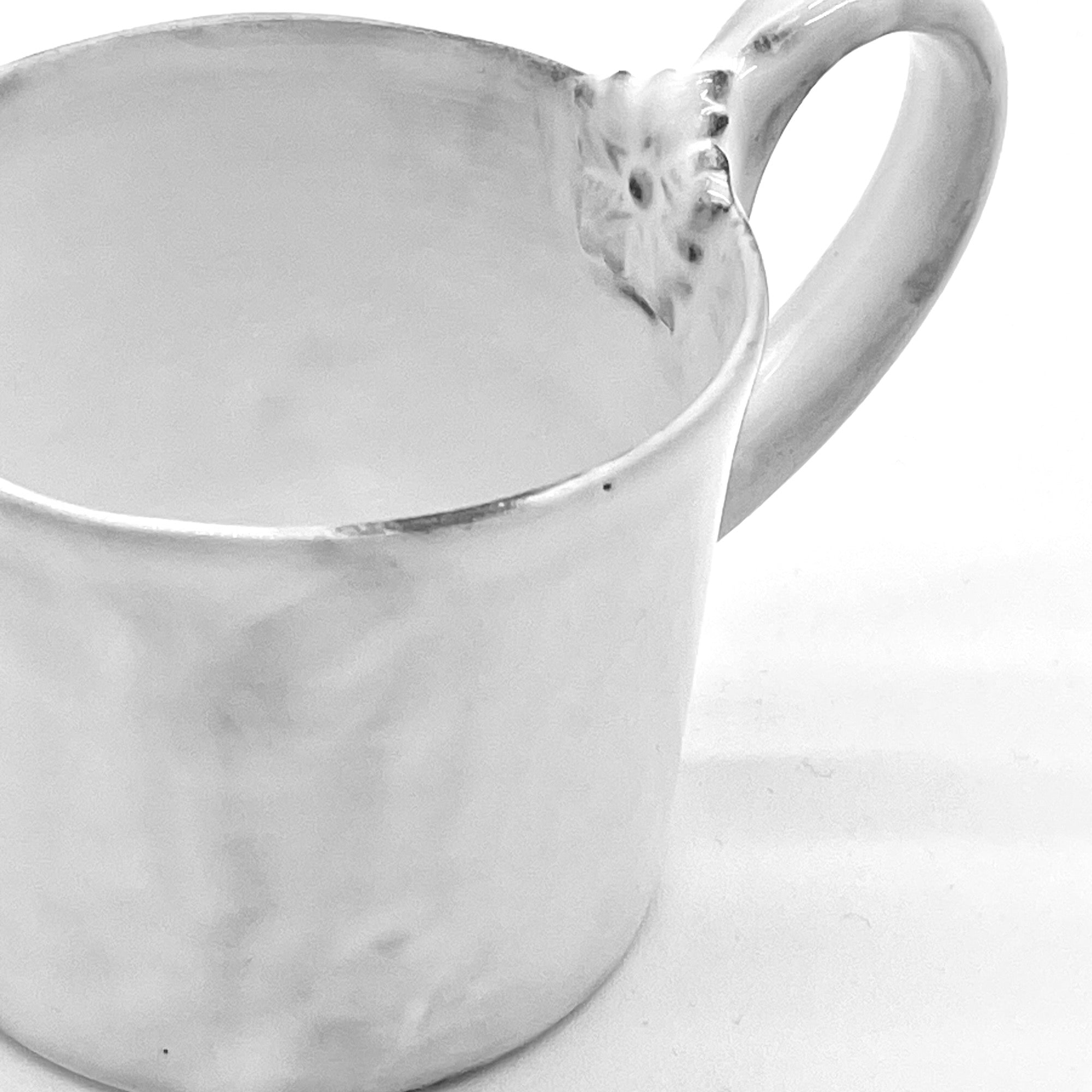 Marie-Antoinette flower mug with handle-CARRON-Paris