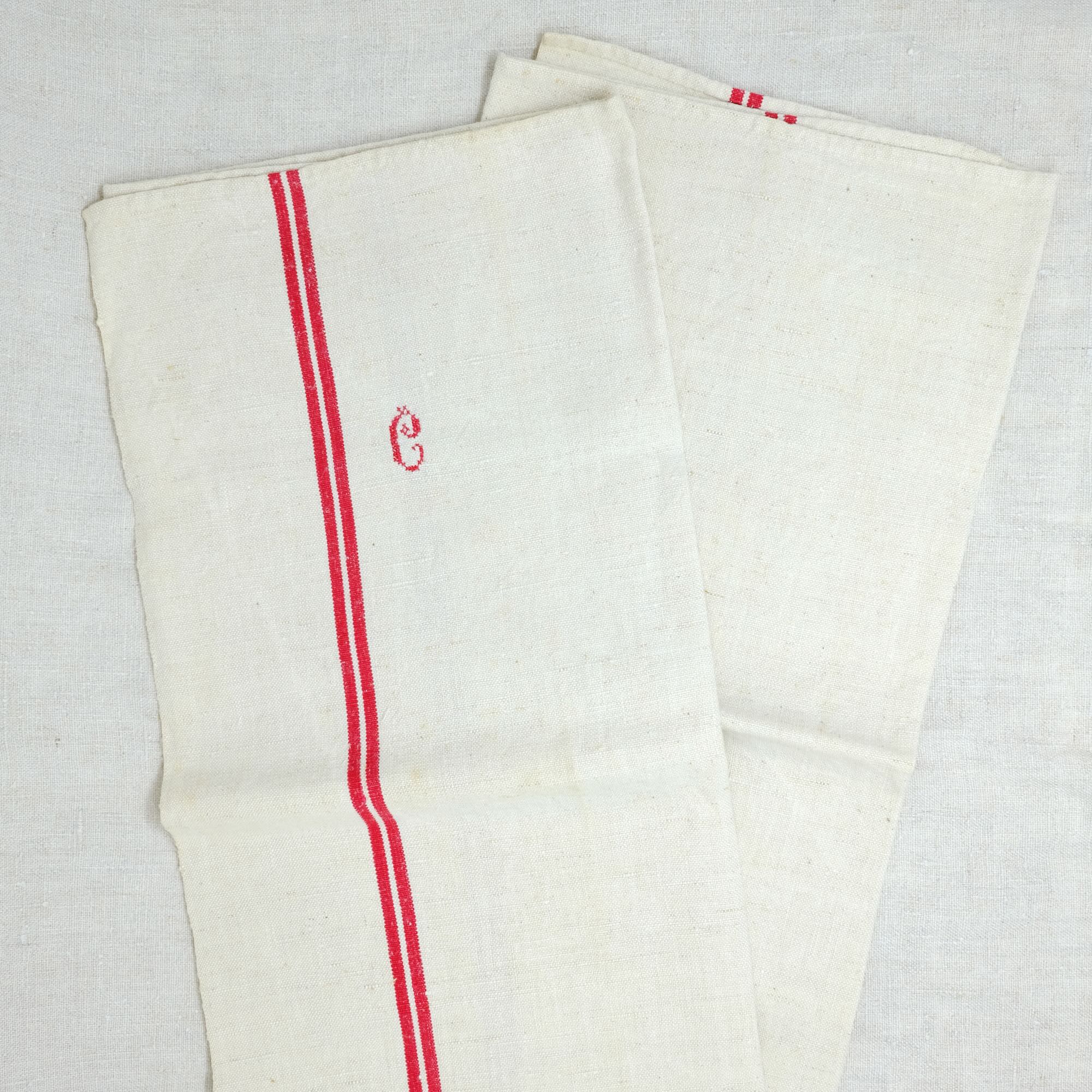Monogram kitchen towel-CARRON-Paris