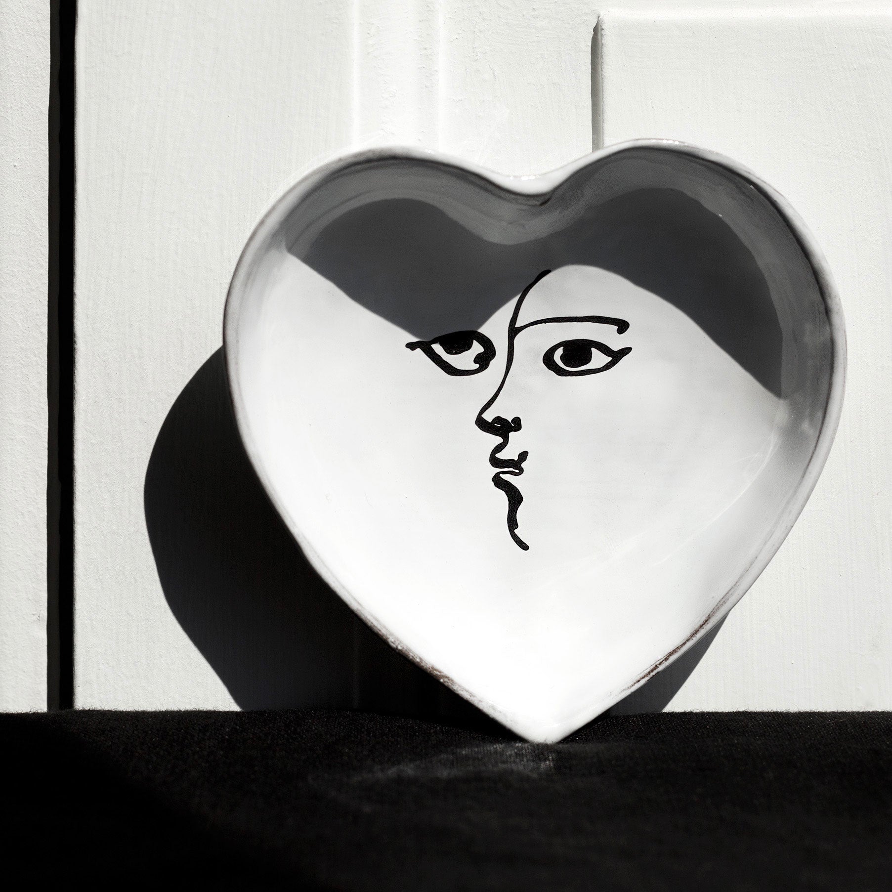 Pierre Carron ceramic heart-CARRON-Paris