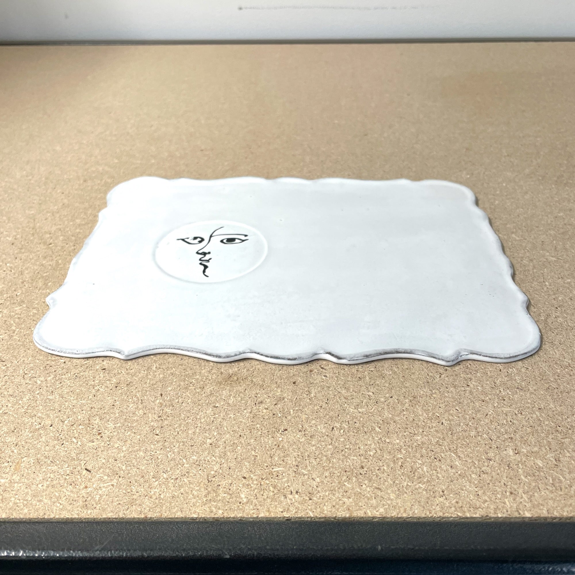 Pierre Carron rectangular saucer-23x18x0.5-CARRON-Paris