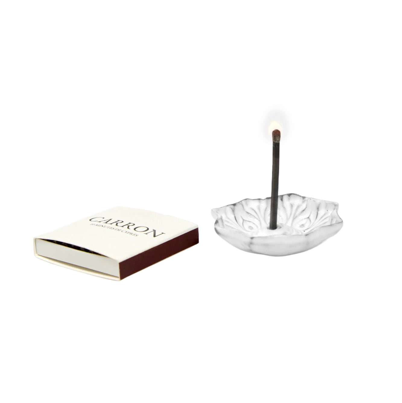 Pivoine censer with incense match box