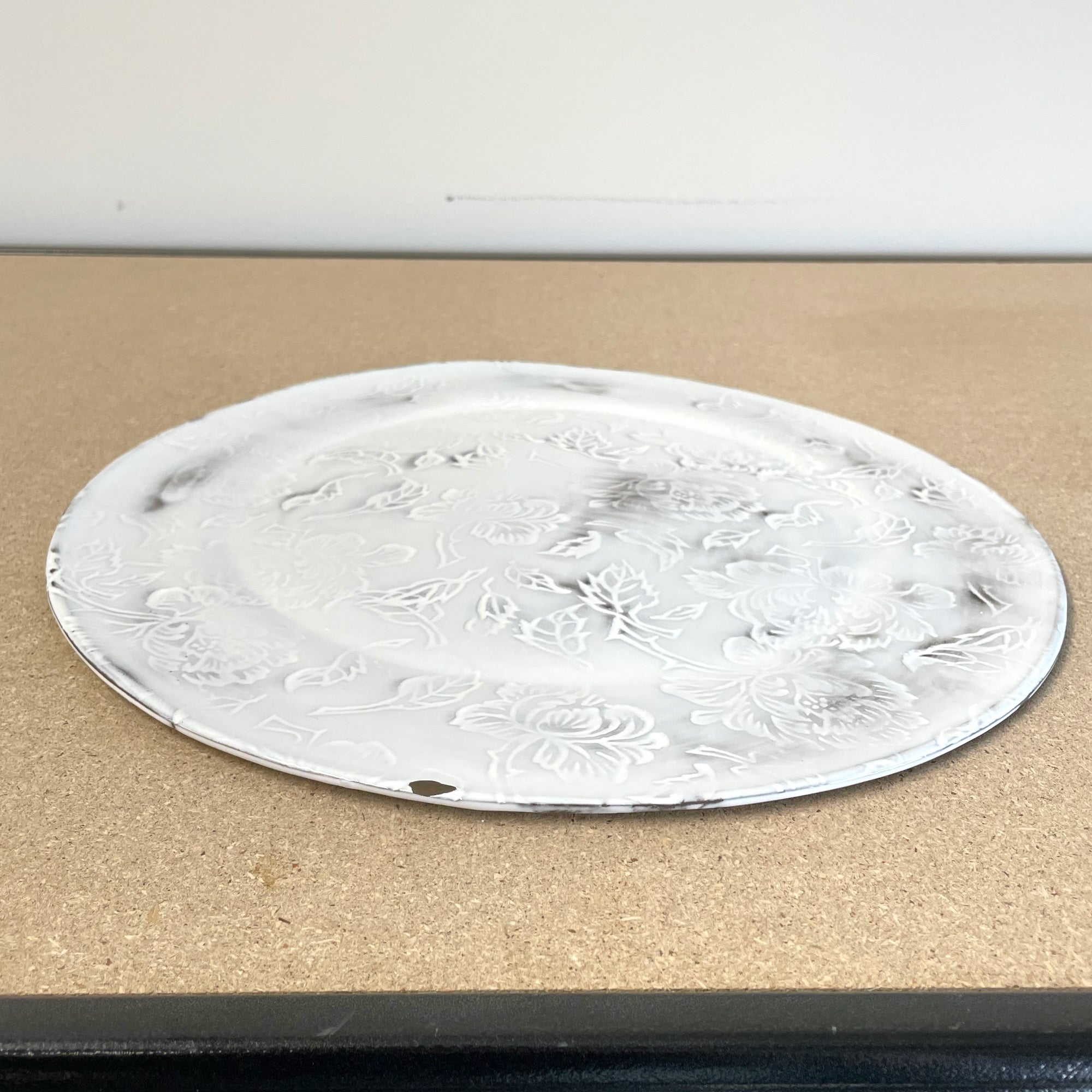 Pivoine plate-Serving plate ⌀31-CARRON-Paris