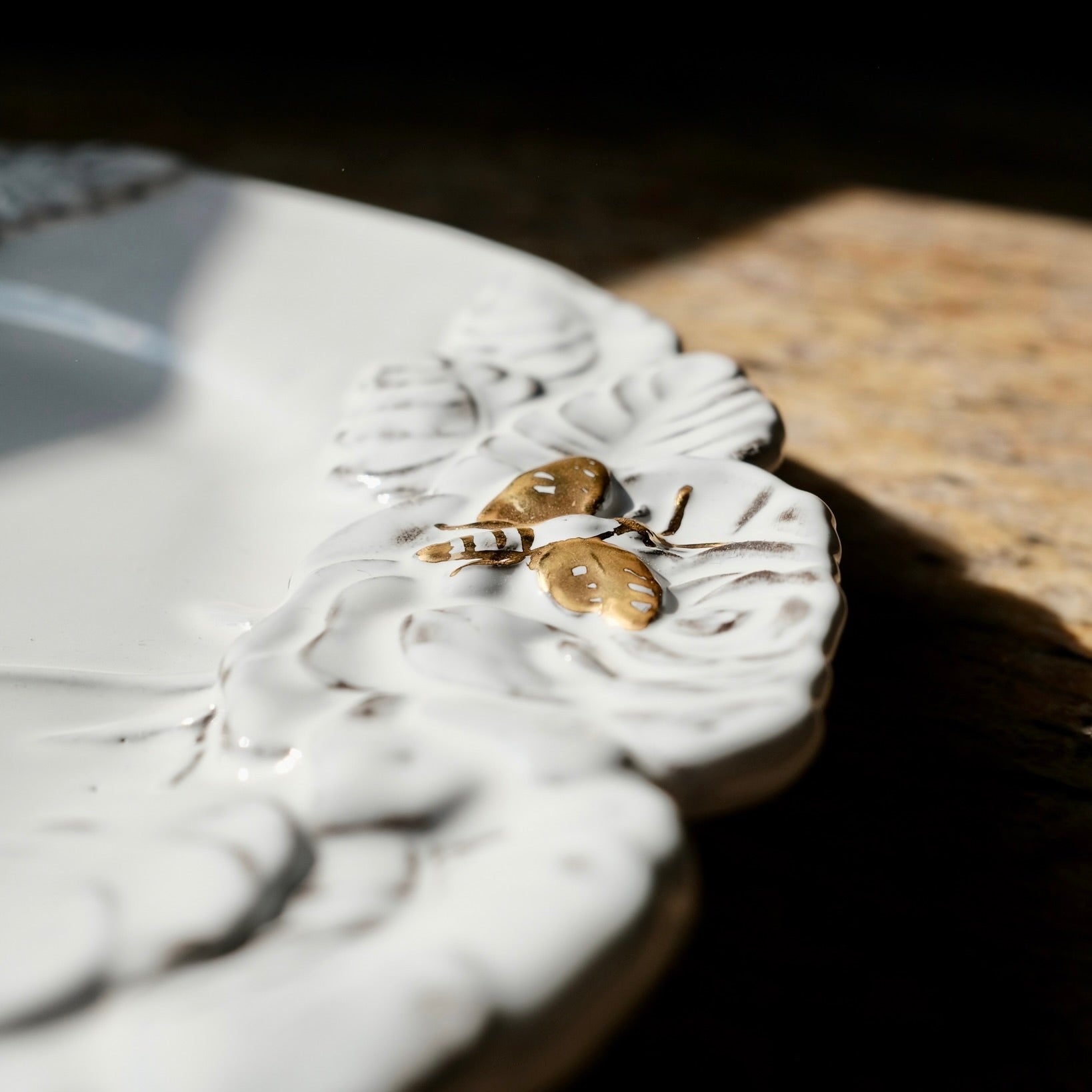 Rose plate-CARRON-Paris