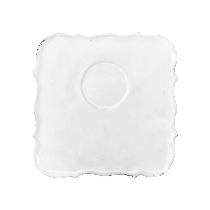 Apolline saucer-S (16x16x0,5cm)-Handmade in France by CARRON